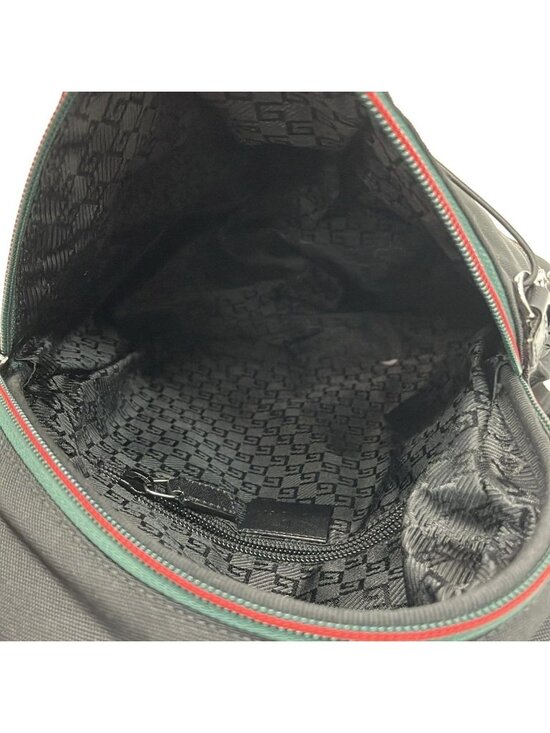 Gucci Backpack Sherry Black Green main image 10
